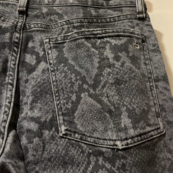 Rag and Bone Cate mid-rize skinny jeans snakeskin print jeans - Picture 4 of 5
